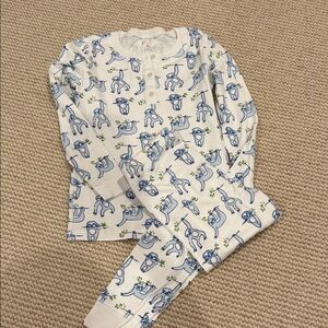 Roller Rabbit Blue Sloth Kids Pajama Set